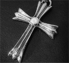 シルバーアクセサリー クロスモチーフ